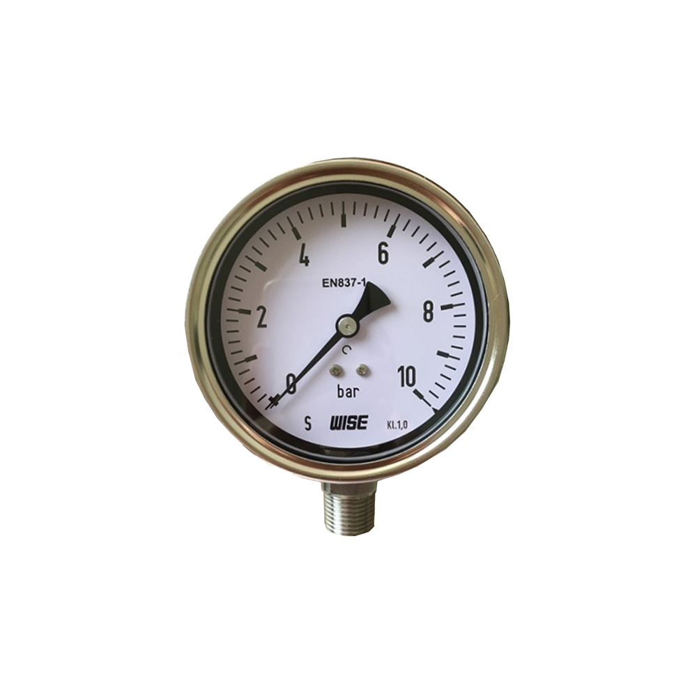 Đồng hồ đo áp suất WISE toàn thân inox Đồng hồ đo áp suất WISE toàn thân inox