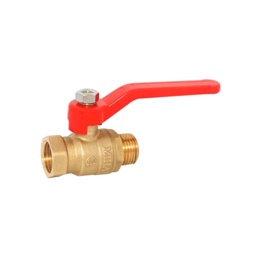 Van Bi Đồng Ren Trong Ren Ngoài Tay Gạt MIHA - PN16 Van Bi Đồng Ren Trong Ren Ngoài Tay Gạt MIHA - PN16