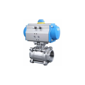 Van Bi 3 Mảnh Điều Khiển Khí Nén Lắp Ren | Single Acting | Automa Korea