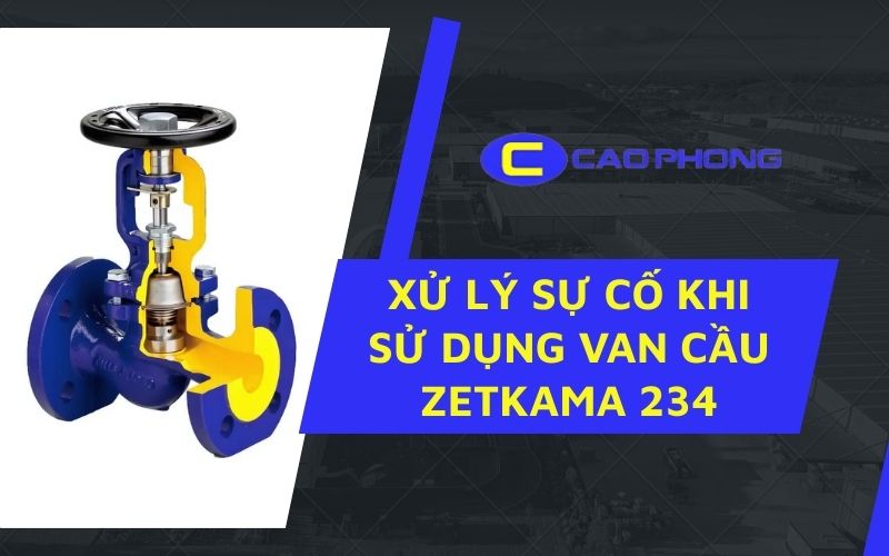 Nguyên nhân phổ biến dẫn đến sự cố van cầu ZETKAMA 234 và cách nhận biết sớm