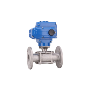 Van Bi 3 Mảnh Mặt Bích Điều Khiển Điện Q941F-16P