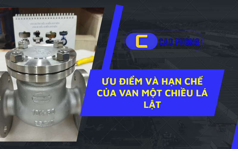 Tìm hiểu chi tiết về ưu điểm và hạn chế của van một chiều lá lật trong công nghiệp giúp bạn tối ưu hiệu quả vận hành