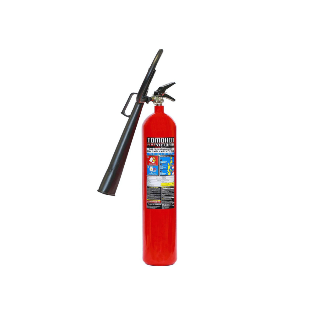 bình chữa cháy xách tay CO2 5kg Tomoken Bình chữa cháy xách tay CO2 5kg Tomoken sẵn sàng bảo vệ an toàn cho bạn