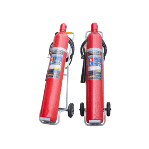 Bình chữa cháy xe đẩy CO2 24kg Tomoken bảo vệ an toàn cho kho xưởng và văn phòng