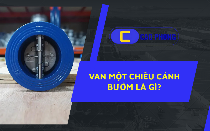 Tìm hiểu về van một chiều cánh bướm - thiết bị không thể thiếu trong nhiều hệ thống đường ống, giúp kiểm soát dòng chảy hiệu quả.