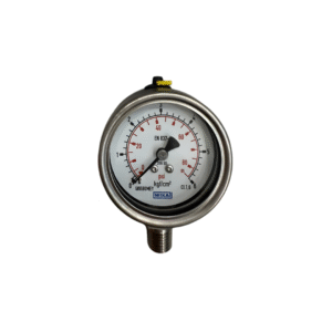 Giải pháp đo áp lực ổn định với Đồng hồ đo áp suất WIKA 232.50.63 bottom 0 6 bar psi