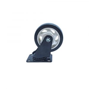 Bánh xe đẩy nhựa PVC đen CP003 xoay không khóa