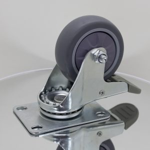 Bánh xe đẩy nhựa TPR CP102 xoay có khóa