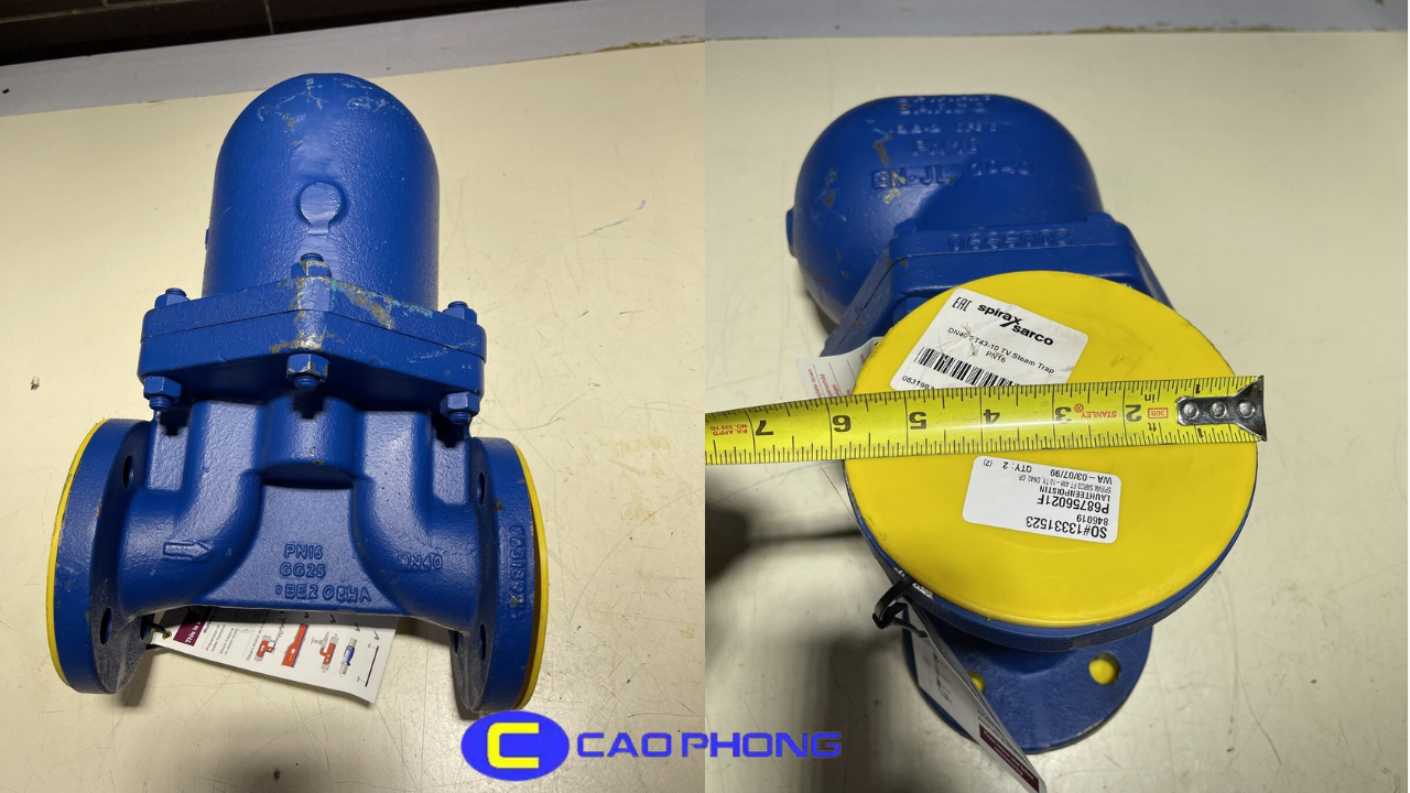 Thiết kế bền bỉ của bẫy hơi Spirax Sarco FT43 phù hợp hệ thống công nghiệp