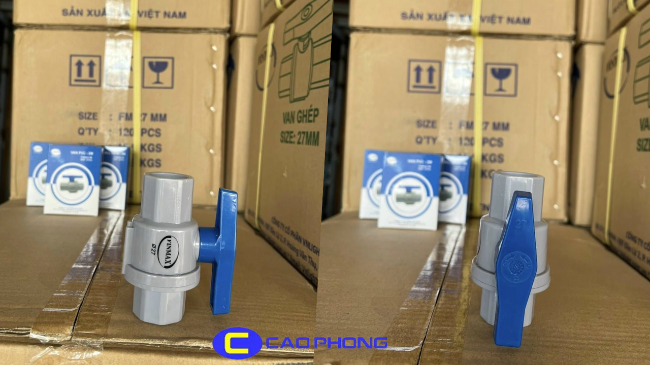 Van Bi PVC 2M FINMAX lắp đặt trong hệ thống tưới tiêu tự động