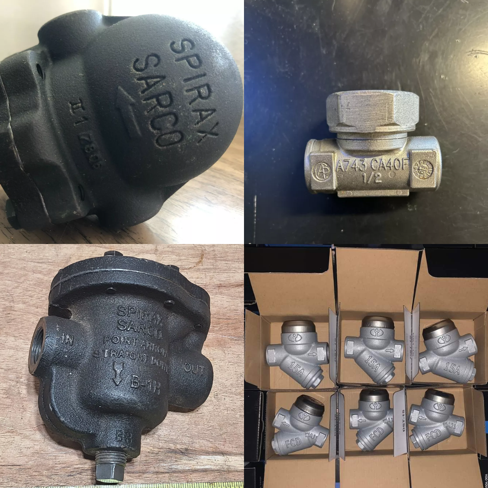 Bẫy hơi Spirax Sarco phù hợp với mọi hệ thống van công nghiệp hơi nước