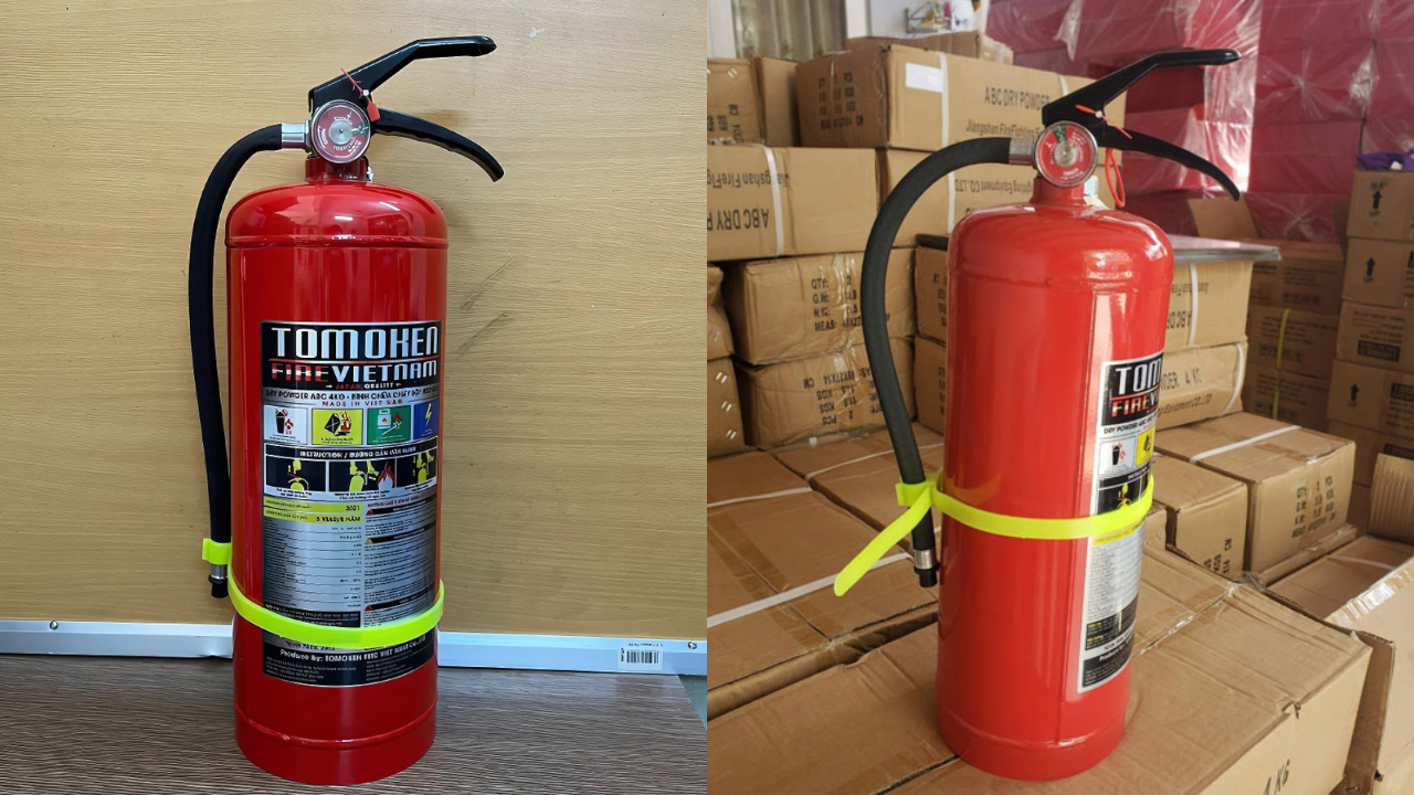 Bình Chữa Cháy TOMOKEN thiết kế bền đẹp dễ sử dụng