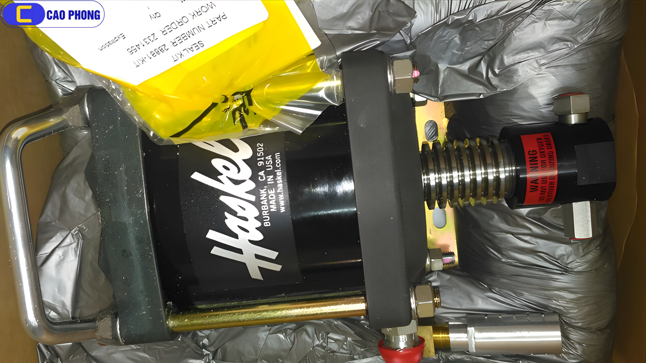 Bơm HASKEL USA Model AA-30 hỗ trợ tối đa cho các ứng dụng công nghiệp