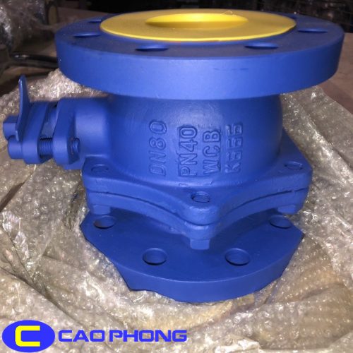 Van Bi Thép 2PC Nối Bích PN16 có thiết kế chắc chắn và kết nối mặt bích tiêu chuẩn