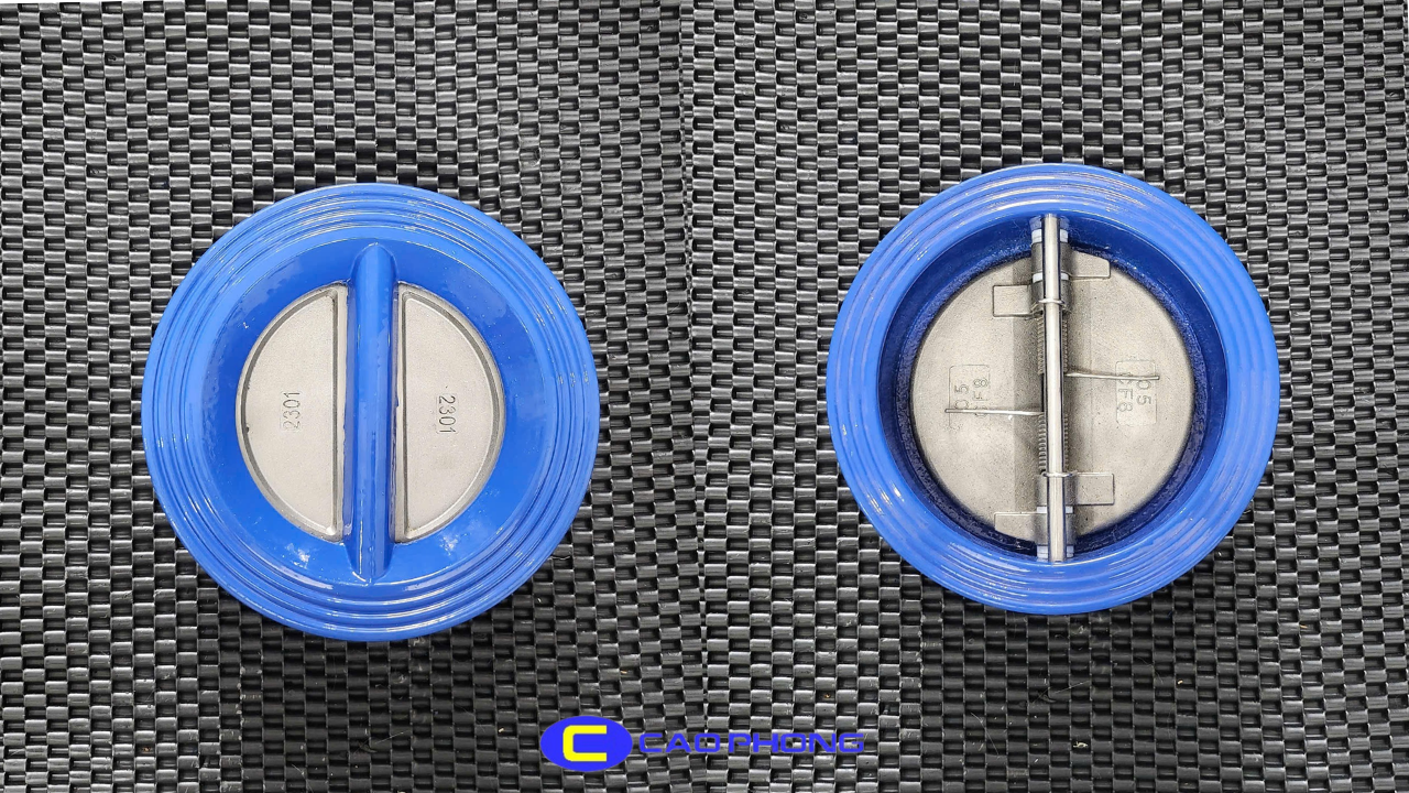 Van một chiều cánh bướm DN125 Samwoo có thiết kế tối ưu cho hệ thống áp lực lớn