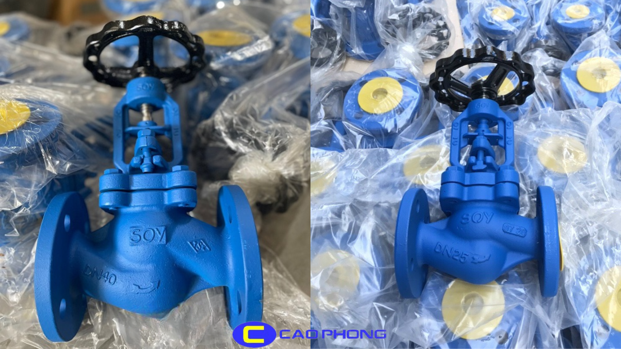 Van cầu hơi Bellow Seal thiết kế chống rò rỉ an toàn tuyệt đối