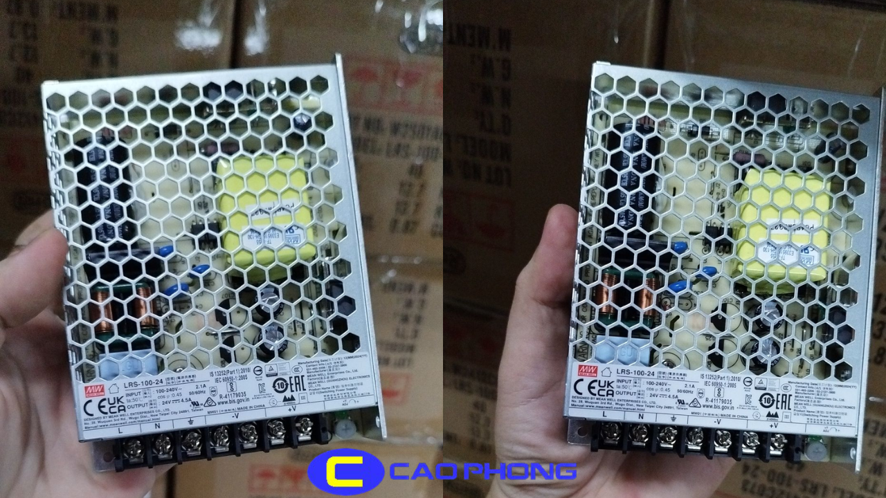 Hình ảnh chi tiết Nguồn Mean Well LRS-100-24 chính hãng