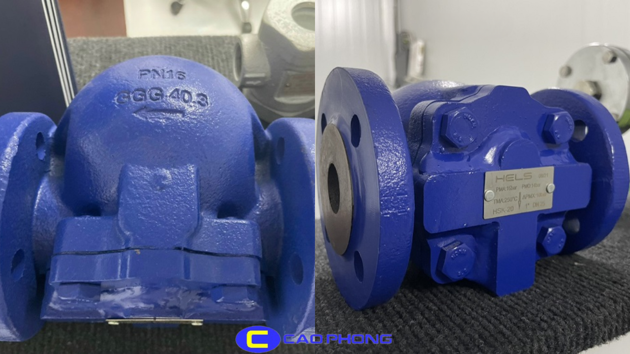 Bẫy hơi phao HELS HSK-20F phù hợp cho hệ thống van công nghiệp hơi nước