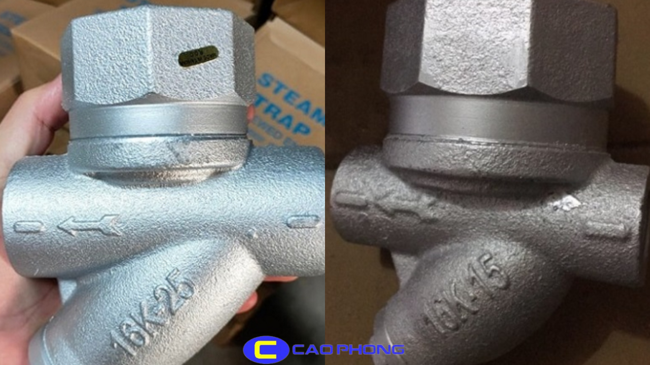 Bẫy hơi đồng tiền TL62 dạng nối ren nhỏ gọn, dễ lắp đặt