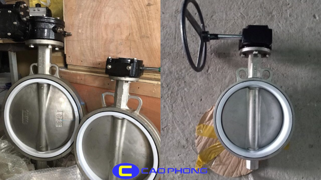 Van bướm tay quay inox Samwoo thích hợp cho môi trường ăn mòn và áp lực cao