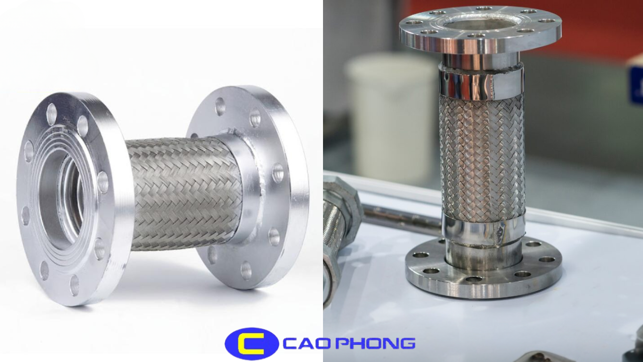 Khớp nối mềm inox mặt bích PN16 là giải pháp giảm rung hiệu quả cho hệ thống công nghiệp