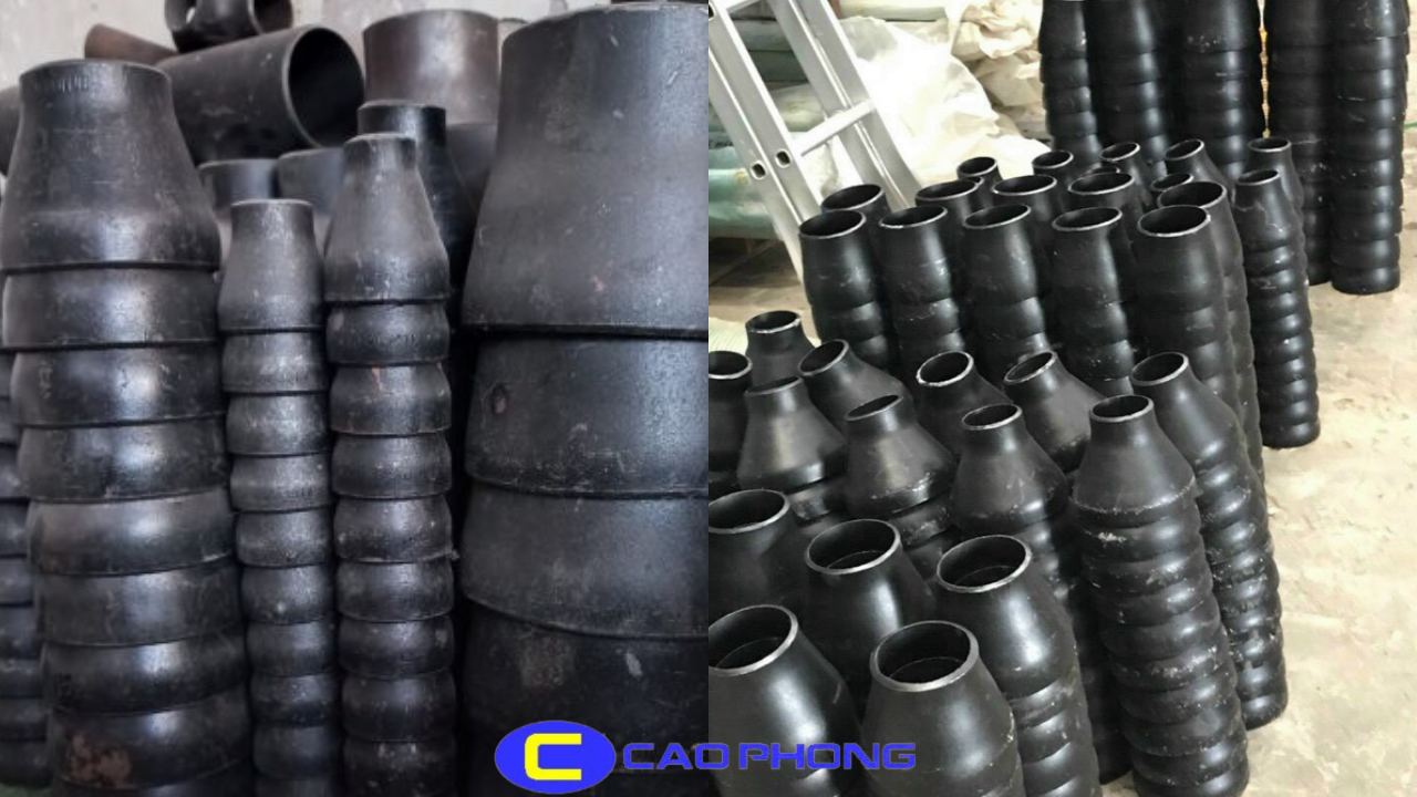 Phụ kiện bầu giảm đồng tâm giúp chuyển đổi kích thước ống hiệu quả