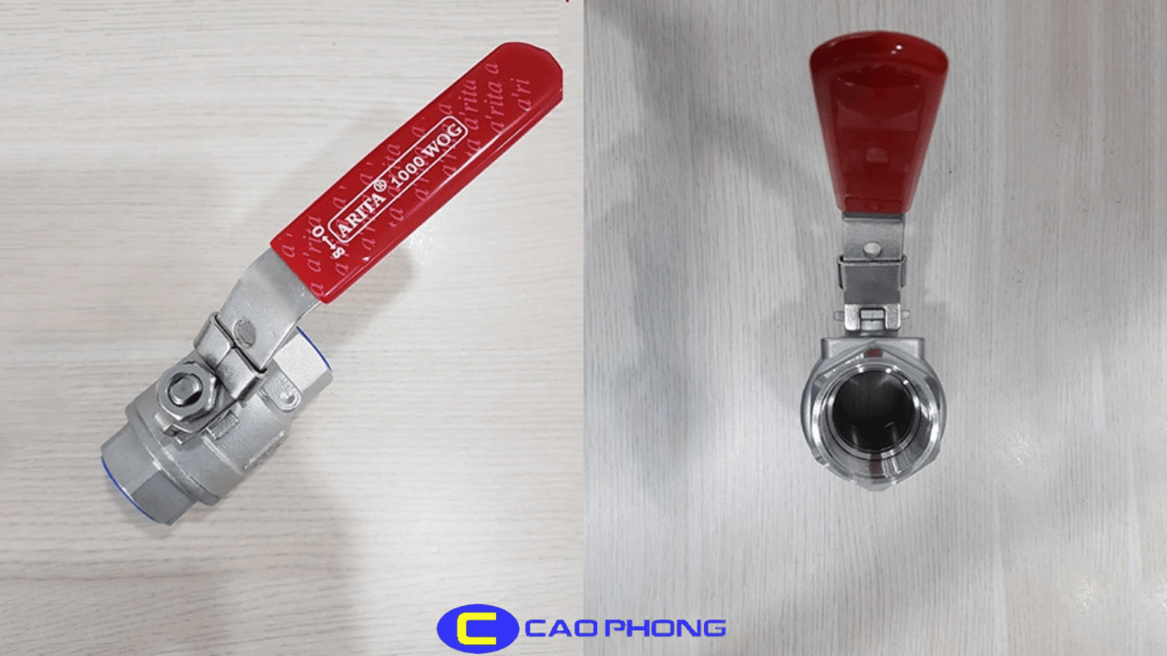 Van Bi Tay Gạt ARV-100SE-2PC – ARITA thiết kế thân rời giúp bảo trì thuận tiện