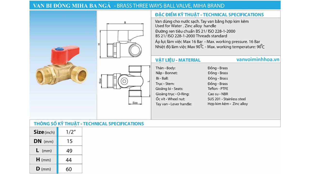 Lựa chọn van MIHA ba ngã để tối ưu hóa hệ thống chia dòng một cách chuyên nghiệp