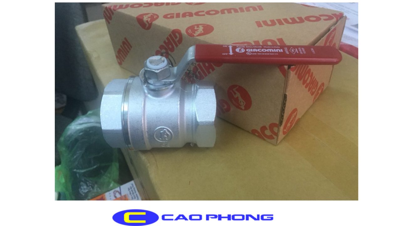 Lựa chọn van bi Giacomini R250D để tối ưu hiệu suất đường ống