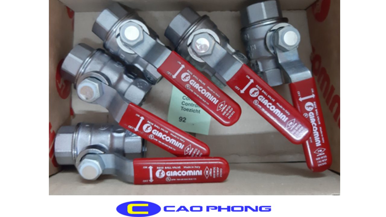 Giacomini R250D mang lại độ kín cao và khả năng chống ăn mòn vượt trội