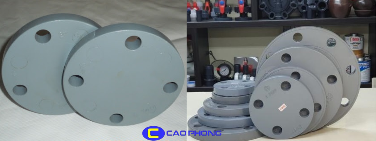 Mặt bích mù PVC dùng để bịt kín đầu ống hiệu quả và chắc chắn