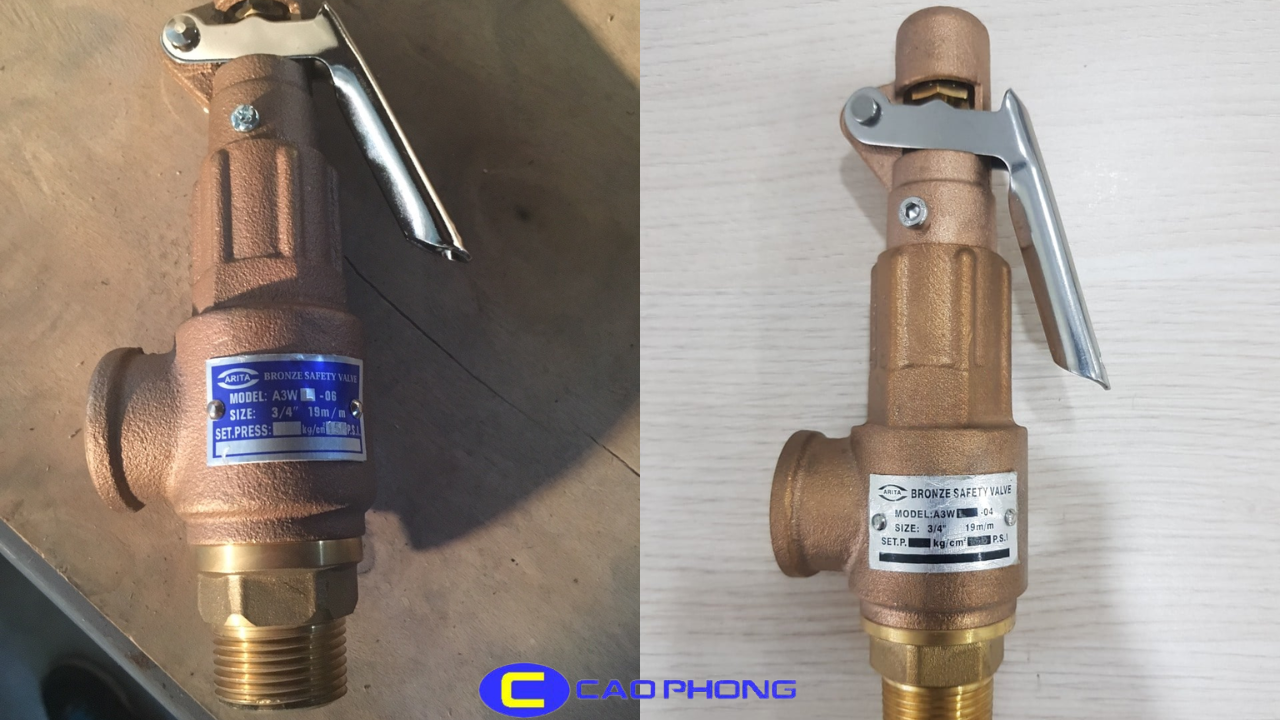 Van an toàn ARITA tay gạt A3WL - ARV-907SE có nắp hở tiện kiểm tra