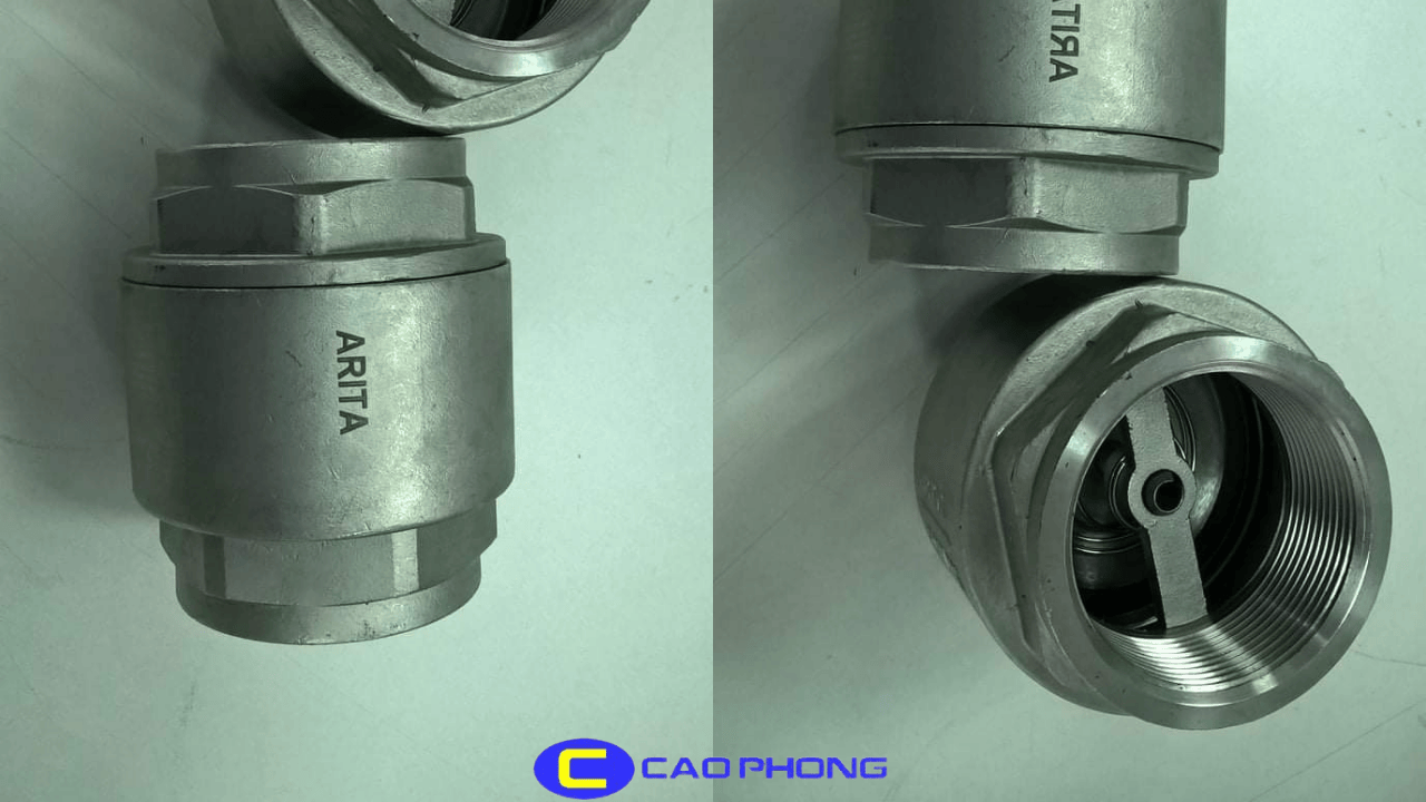 Van một chiều lò xo inox ARF-114SE – ARITA dùng cho khí nén và nước sạch