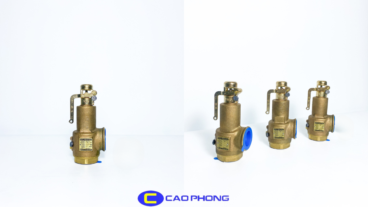 Van an toàn hơi nóng có tay YNV LSV-1S sử dụng cho lò hơi công nghiệp