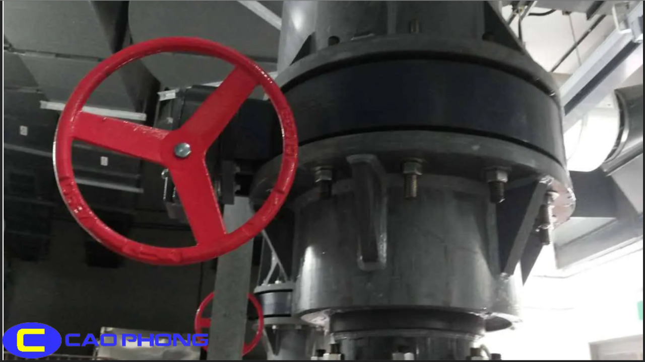 Van bướm nhựa tay quay PVC FINMAX dùng tốt cho xử lý nước