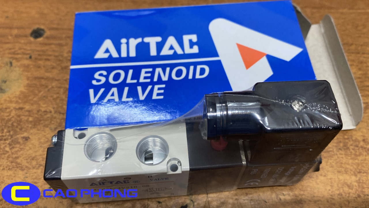 Van điện từ Airtac chính hãng điều khiển đóng mở và chuyển hướng dòng khí chính xác