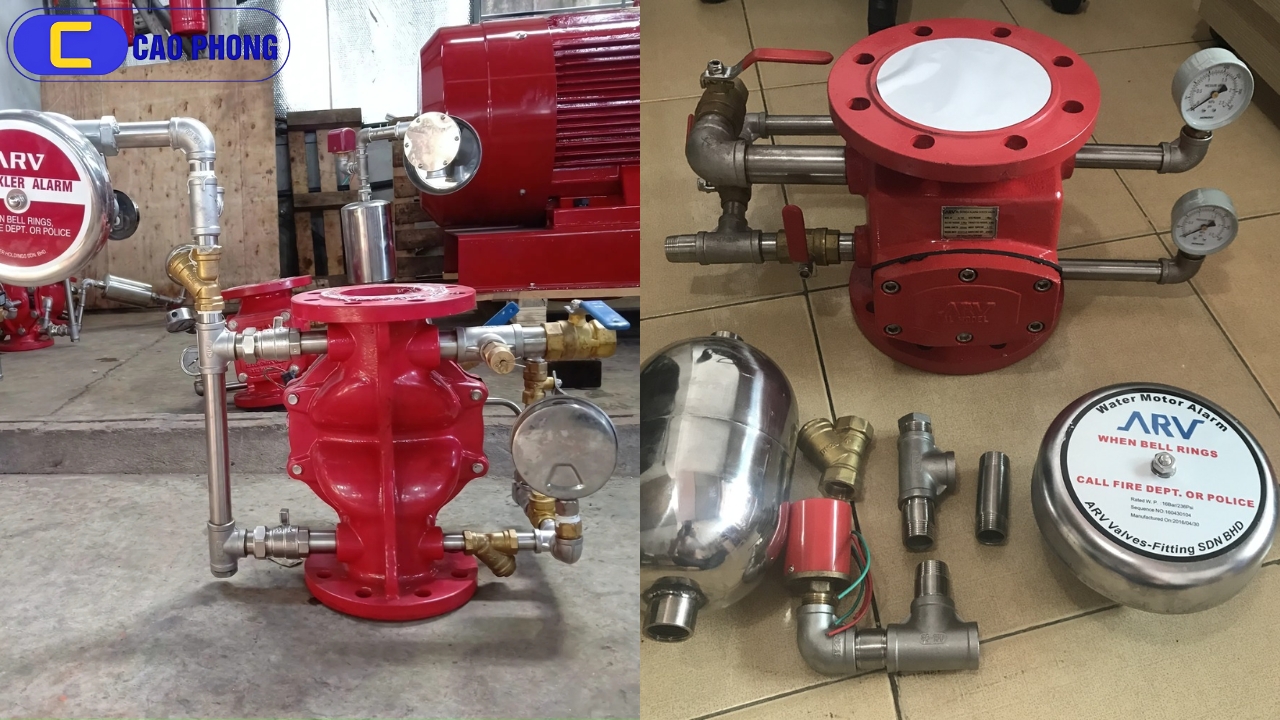 Van xả tràn ARV Model DLM kết nối mặt bích chuẩn JIS 10K và BS PN16