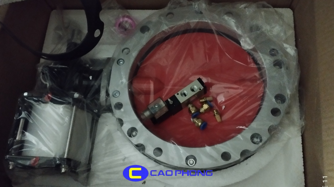 Van bướm Silo điều khiển bằng khí nén chịu được áp suất cao