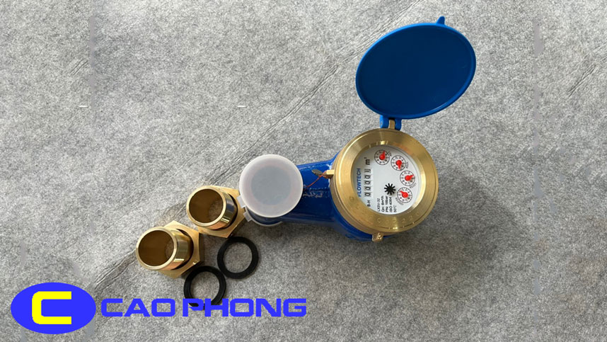 Đồng hồ nước Flowtech LXSV lắp đứng tiết kiệm không gian hiệu quả
