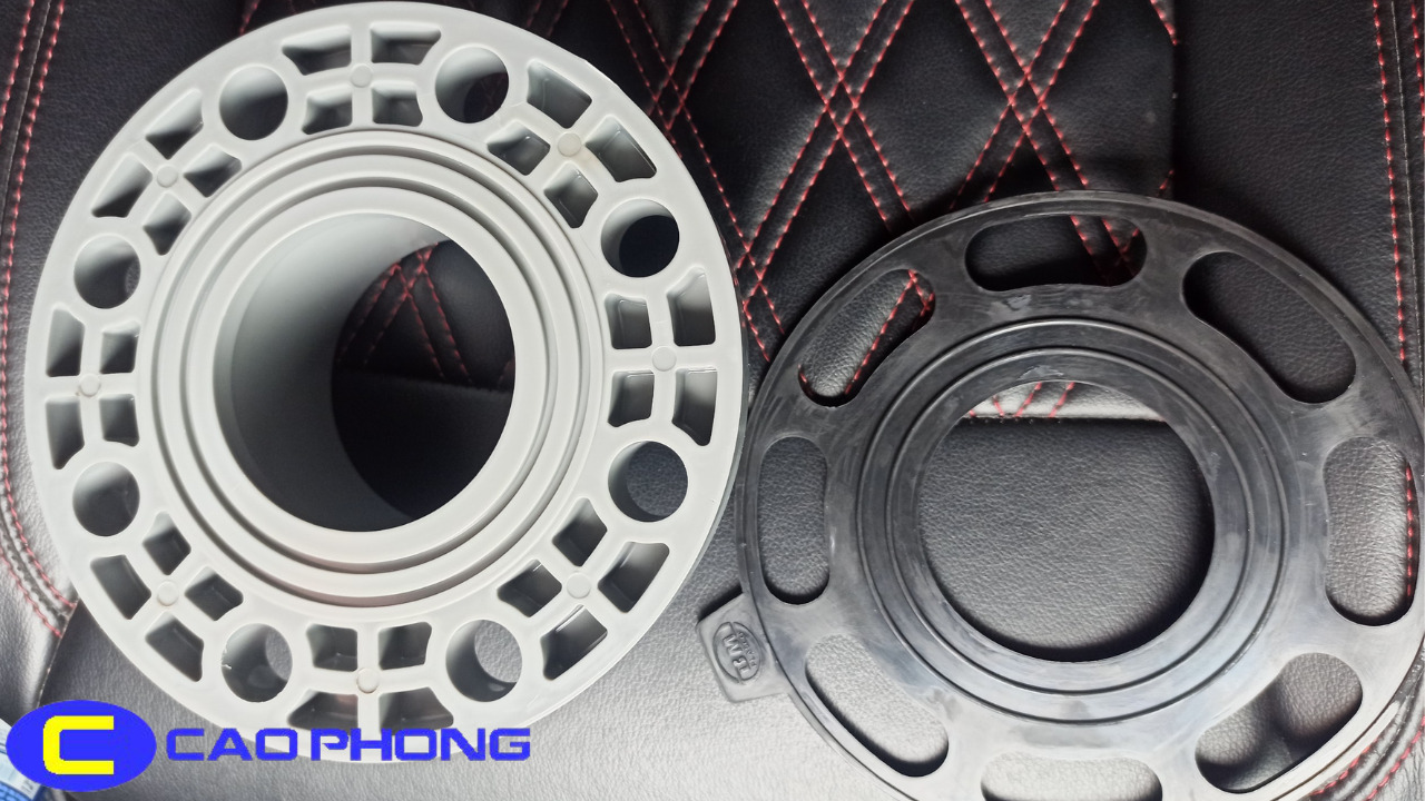 Mặt bích đơn nhựa PVC kết nối đường ống hiệu quả và kín khít