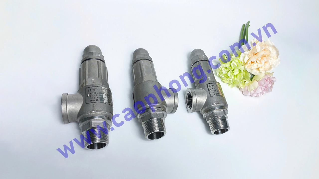 Cao Phong cung cấp van an toàn inox DN15 nối ren không tay LVP chính hãng